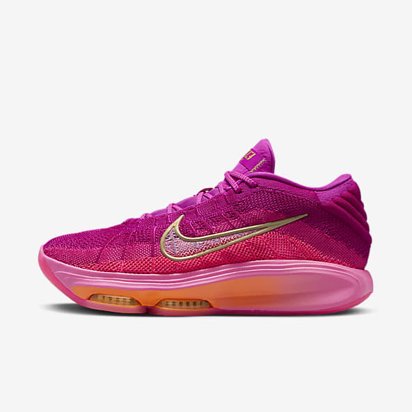 Men s Pink Basketball Shoes. Nike ID